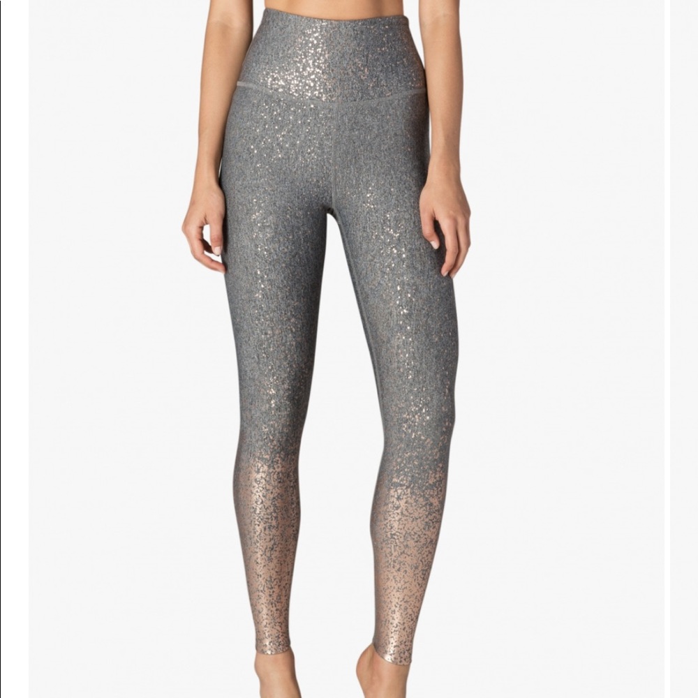 Alloy Ombré rose gold yoga pants large